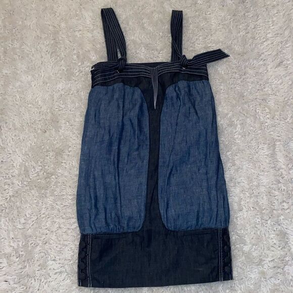 Radcliffe London Denim Chambray Dress Size 4 - Picture 1 of 8